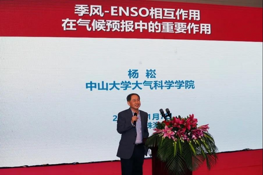 杨崧教授作报告