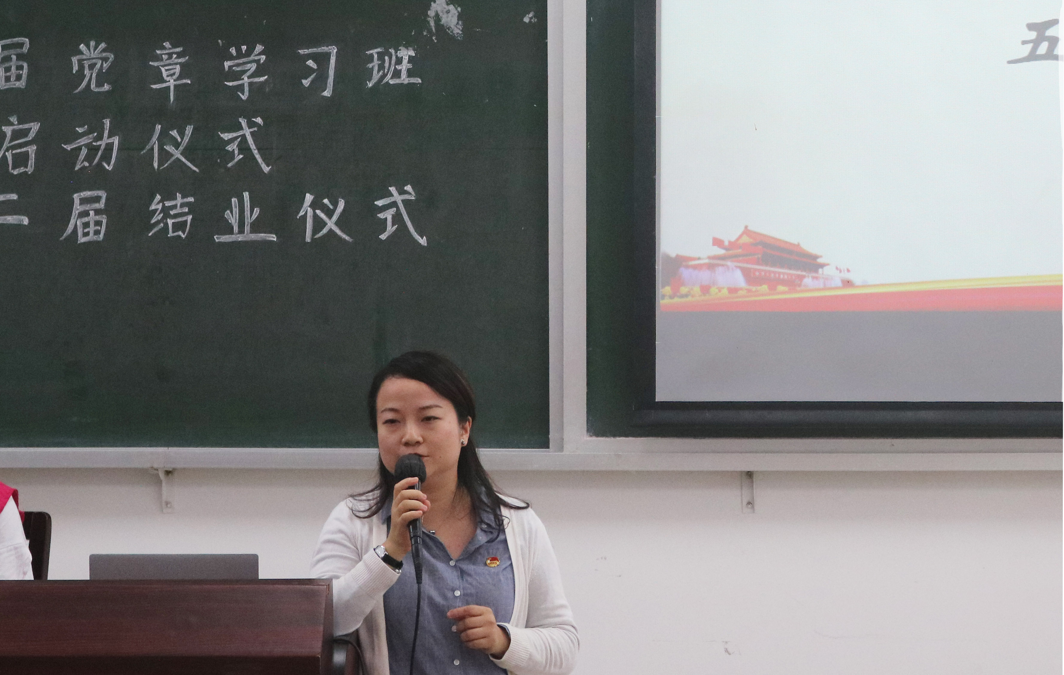 党总支陈诗诗副书记总结发言