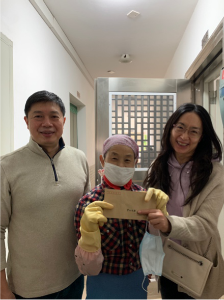 杨建林主任、郑慧副书记（主持工作）慰问袁卓健老师