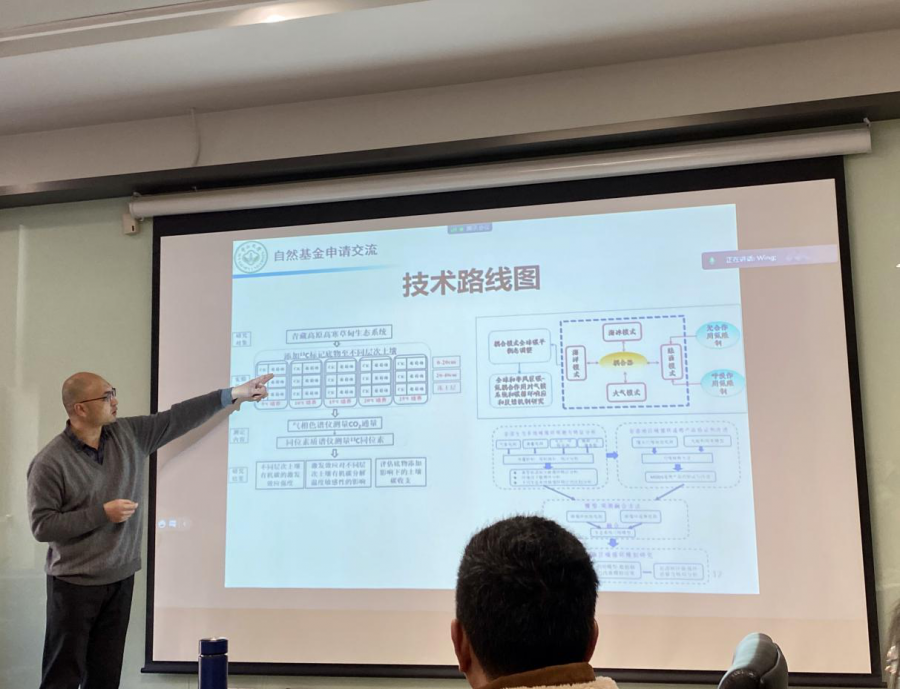 袁文平教授作经验分享