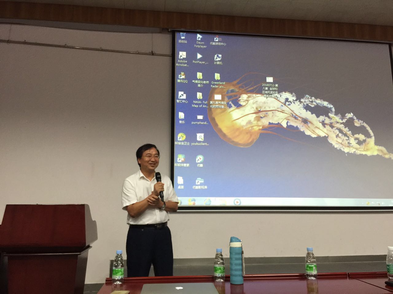 政府间气候变化科学委员会第五次评估报告中国宣讲团应邀到校开展“气候变化科学概论”系列讲座