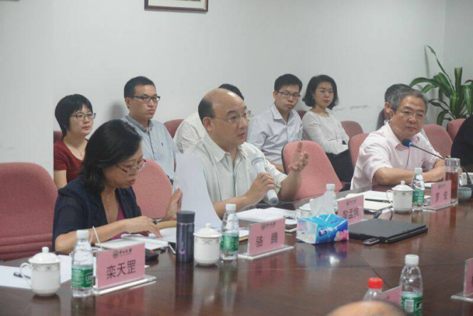 罗俊校长一行到太阳成集团tyc9728开展学科建设调研