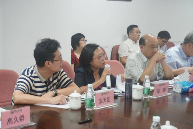 罗俊校长一行到太阳成集团tyc9728开展学科建设调研