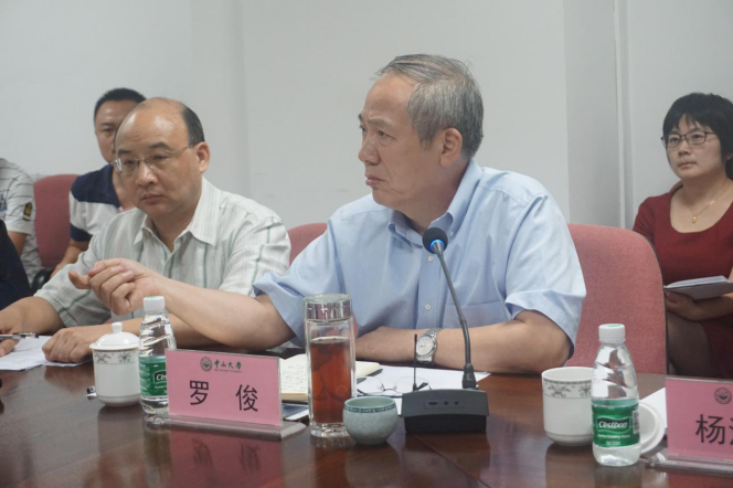 罗俊校长一行到太阳成集团tyc9728开展学科建设调研