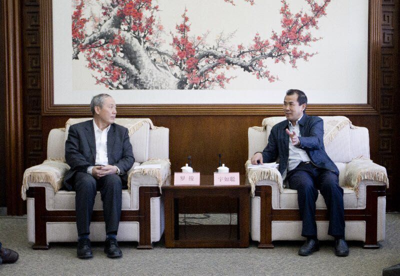 罗俊校长率队赴中国气象局洽谈局校人才、科研领域的相关合作