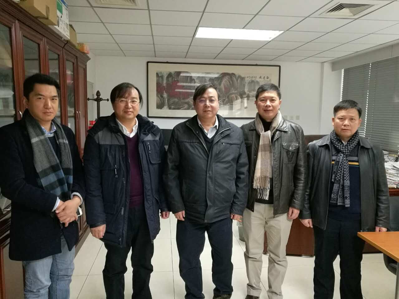 董文杰院长率队赴中国科学院拜访万卫星院士