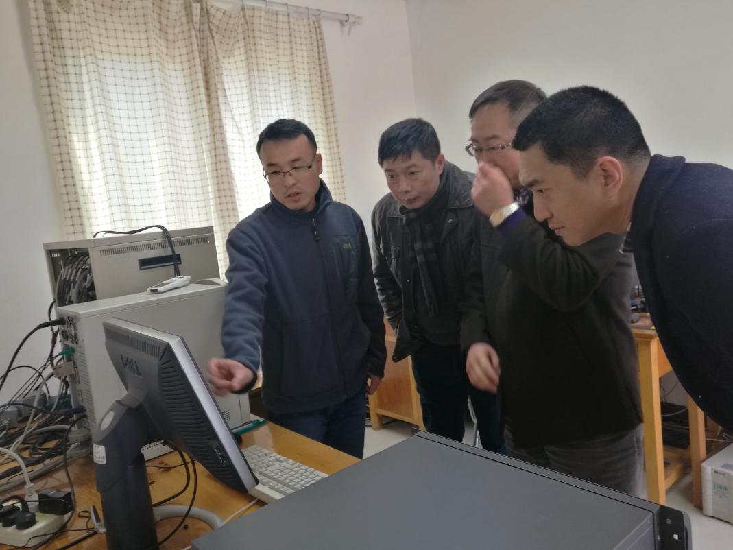 杨建林书记带队专题调研近地空间环境监测基地的建设