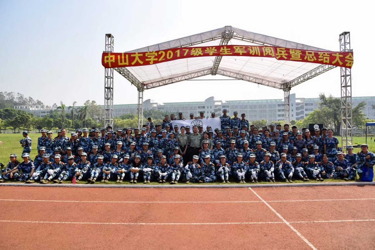 骄阳难阻军威展——记军训阅兵仪式暨总结大会