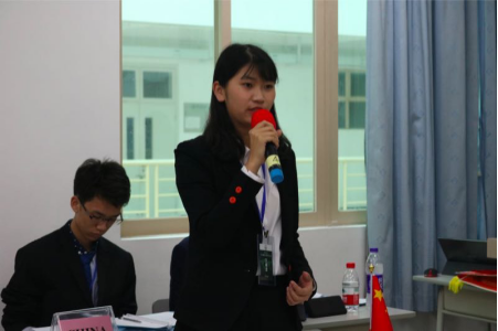 聚焦全球气候变化， 倡导“人类命运共同体”意识 ——我院举行第二届气象节之学生模拟气候变化大会